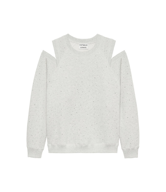 Catwalk Junkie 2504020608 Strass sweater with cut out