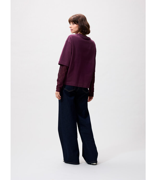 Catwalk Junkie 2504020402 Tshirt with lace sleeves