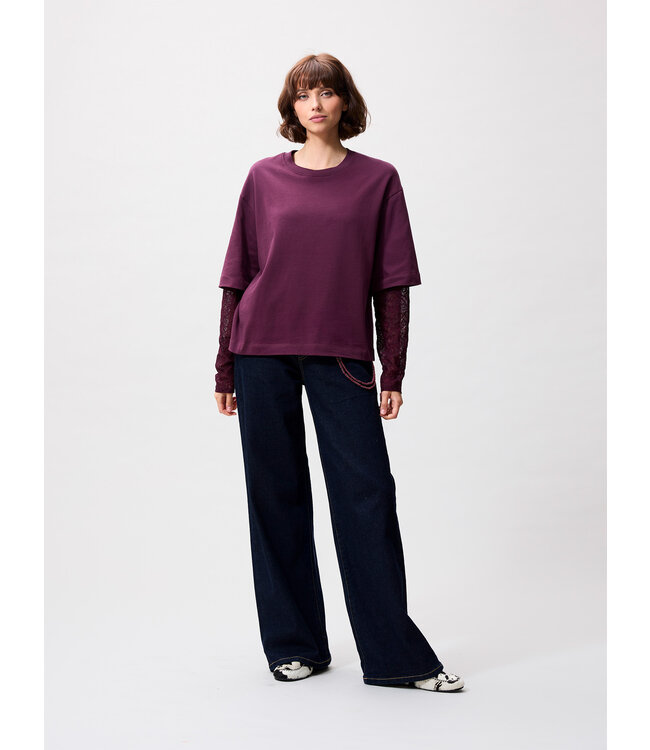 Catwalk Junkie 2504020402 Tshirt with lace sleeves