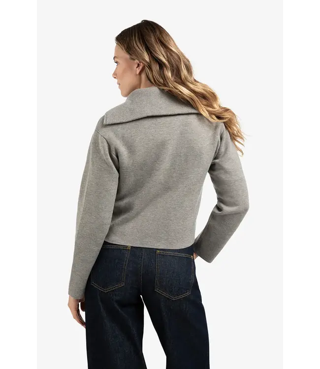 Yaya 01-010135-510 Vest met hoge hals en rits