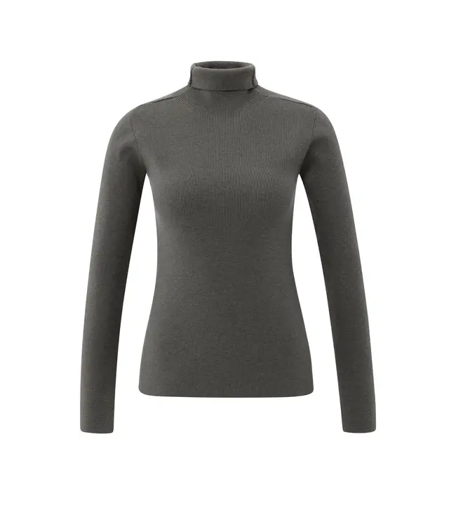 Yaya 01-000517-510 Fijne ribtrui met col