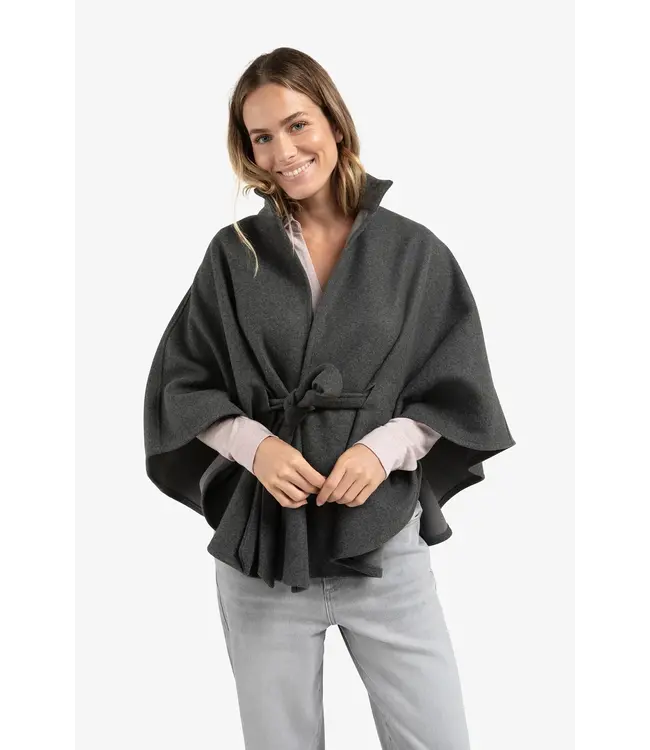 Yaya Poncho with collar