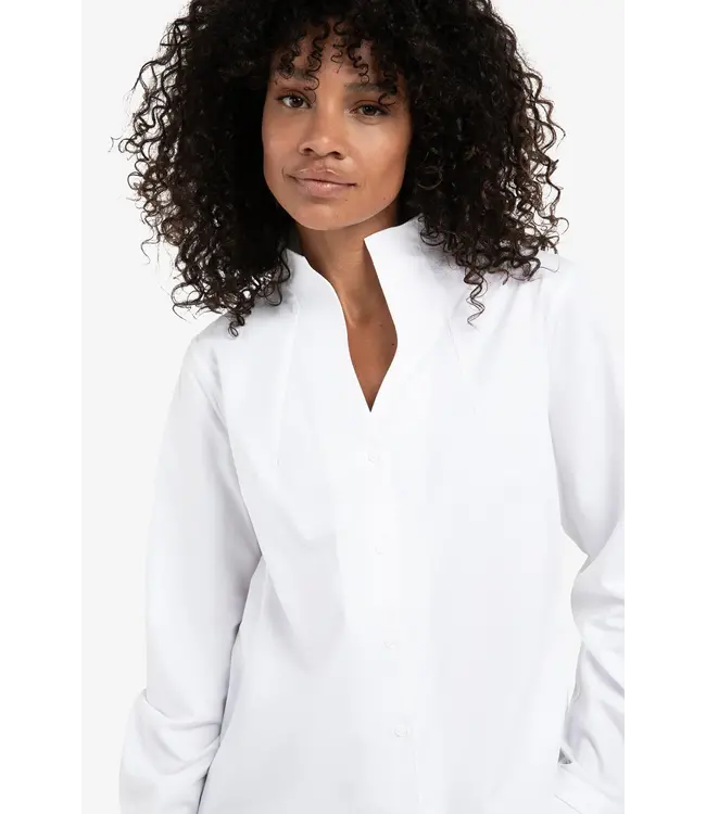 Yaya 01-201181-510 Blouse met hoge V-hals