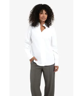 Yaya Blouse met hoge V-hals