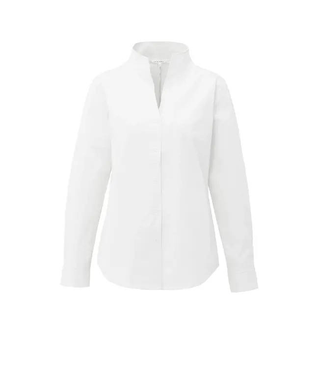 Yaya 01-201181-510 Blouse met hoge V-hals