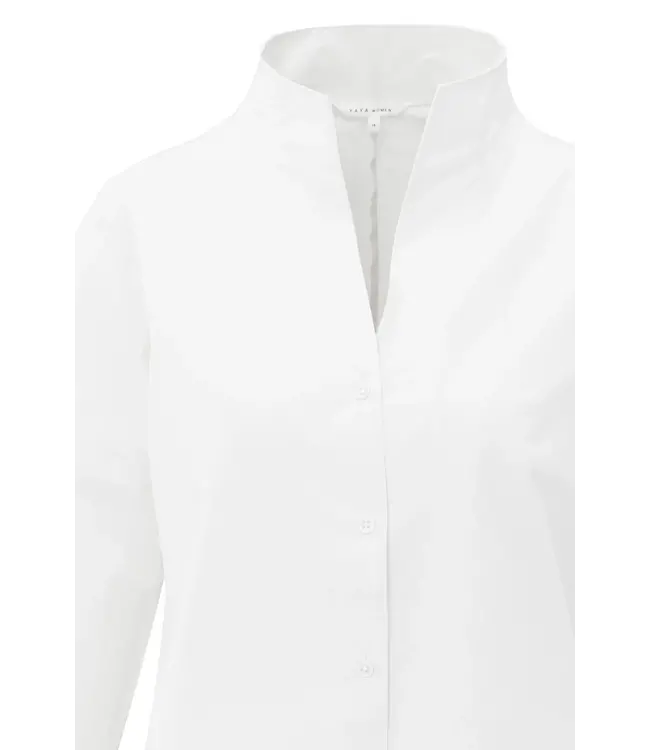 Yaya 01-201181-510 Blouse met hoge V-hals