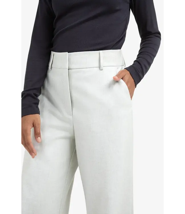 Yaya 01-301224-510 Broek met omgeslagen zoom