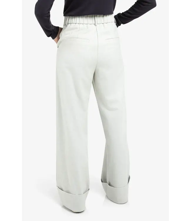 Yaya 01-301224-510 Broek met omgeslagen zoom