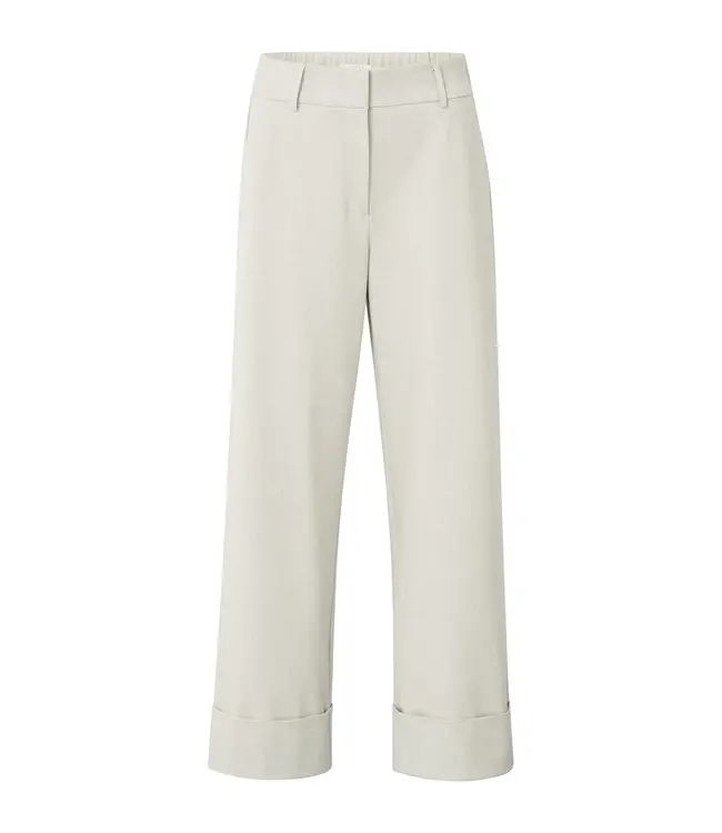 Yaya 01-301224-510 Broek met omgeslagen zoom