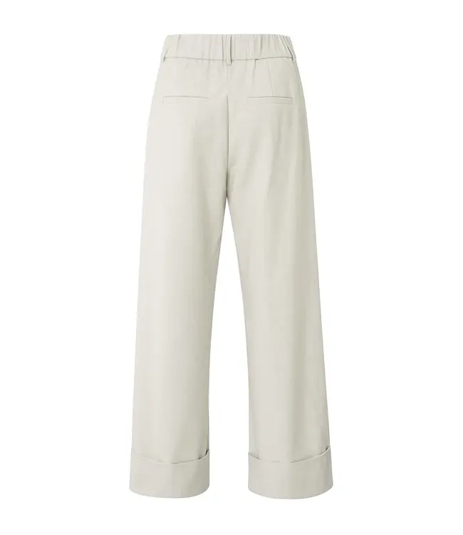 Yaya 01-301224-510 Broek met omgeslagen zoom