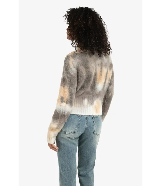 Yaya 01-000540-510 Gebreide trui met print