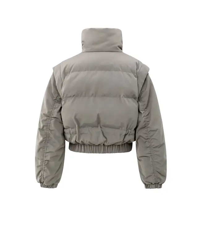 Yaya 02-001065-510 Oversized jas met afritsmouwen