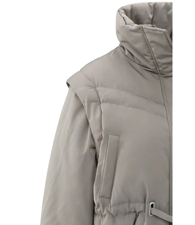 Yaya 02-001065-510 Oversized jas met afritsmouwen