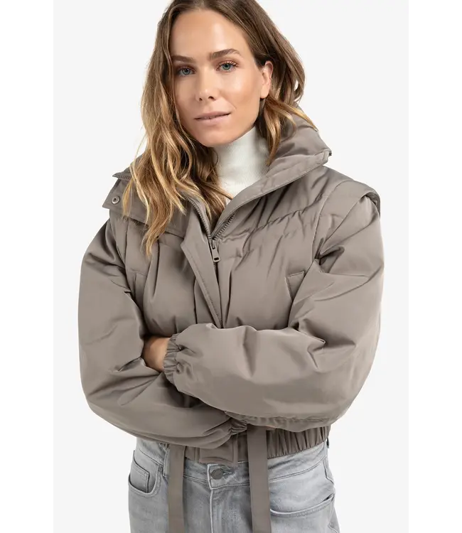 Yaya 02-001065-510 Oversized jas met afritsmouwen