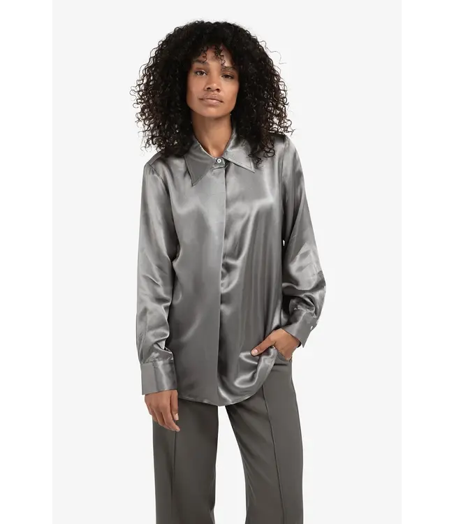 Yaya 01-701326-510 Satijnen blouse