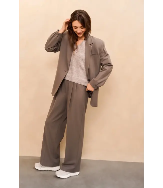 Yaya 01-301226-510 Geweven broek met plooien