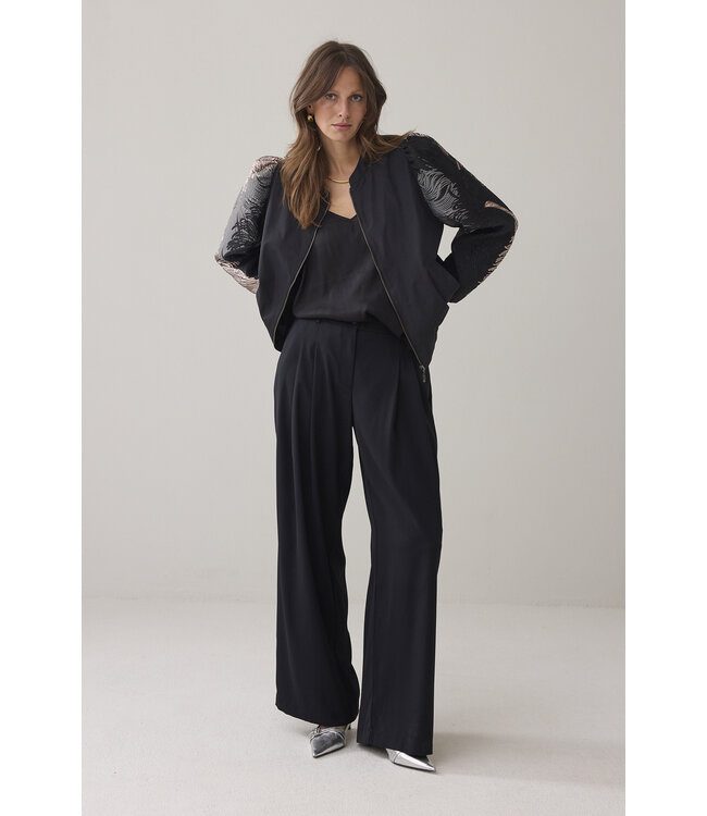 Summum Woman 1s1275-12336 Bomber jacket leaves