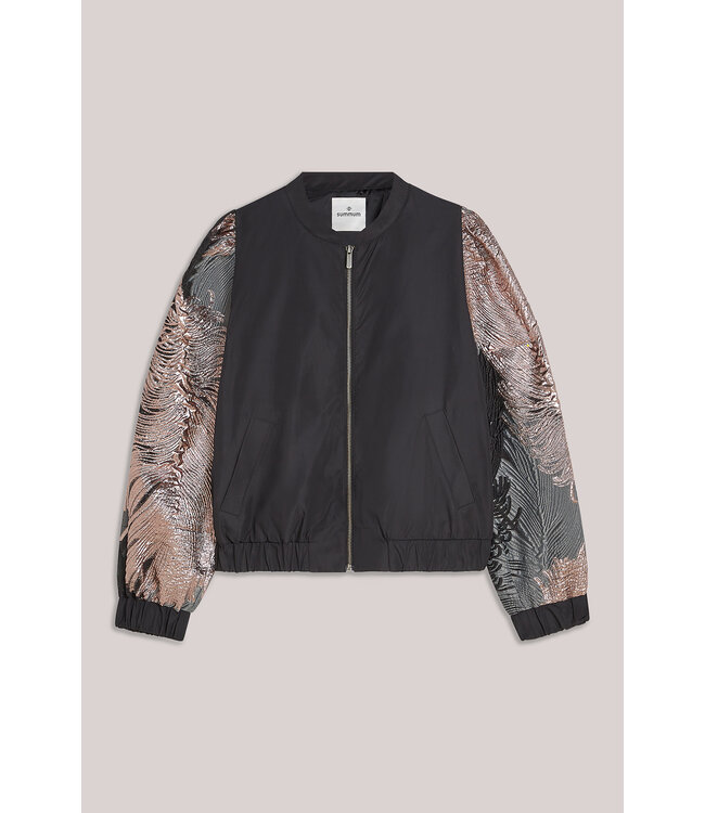 Summum Woman 1s1275-12336 Bomber jacket leaves