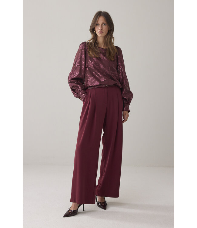 Summum Woman 2s3386-12340 Top Shiny jacquard