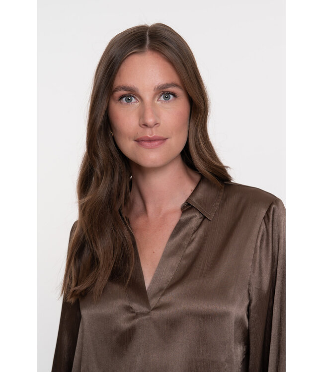 Geisha 53860-14 Blouse shiny satin