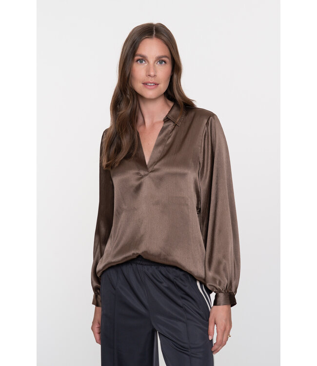 Geisha 53860-14 Blouse shiny satin