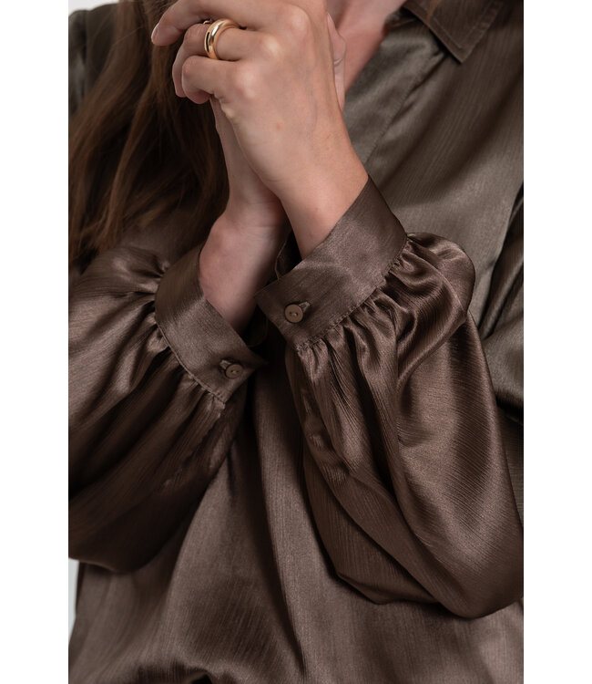 Geisha 53860-14 Blouse shiny satin