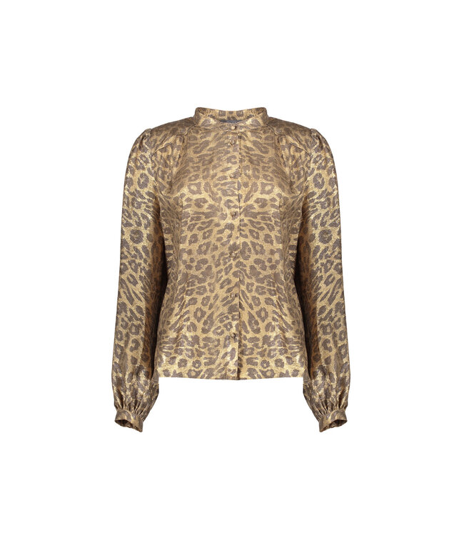 Geisha 53869-14 Blouse velvet look leopard