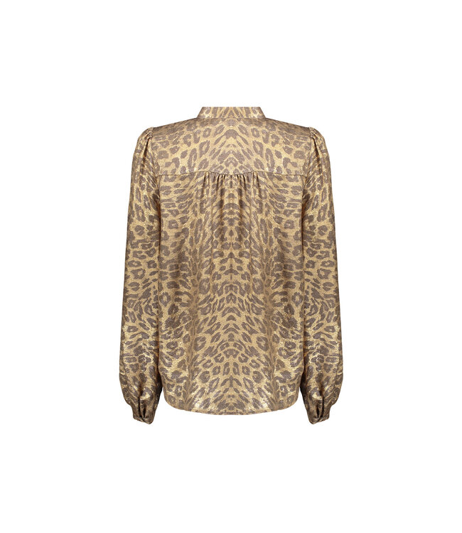 Geisha 53869-14 Blouse velvet look leopard