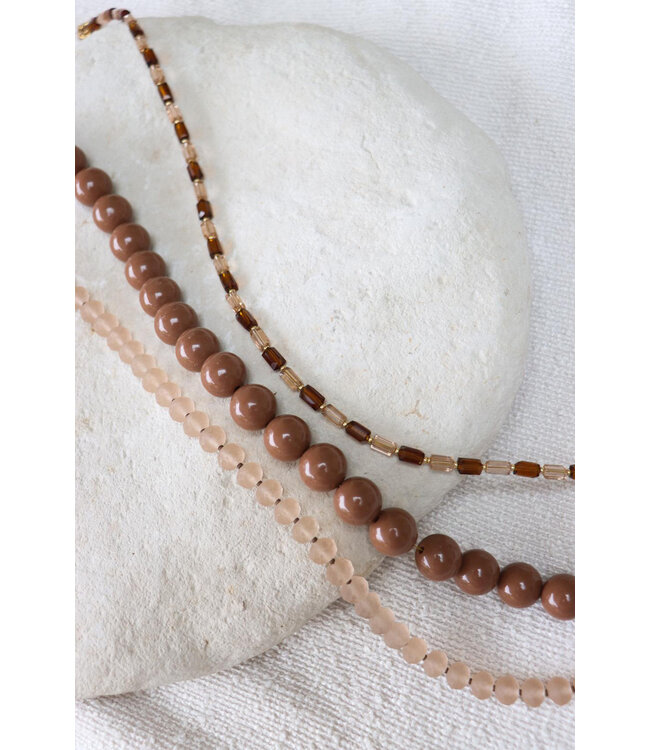 Label Kiki K.SK.240.1 luna brown necklace