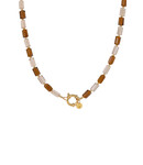 Label Kiki luna brown necklace