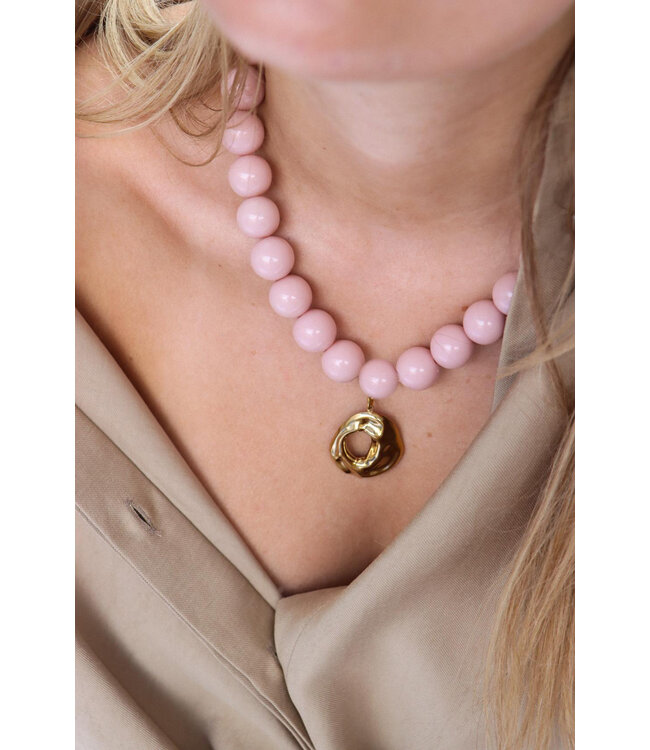 Label Kiki K.SK.238.1 bare blush necklace