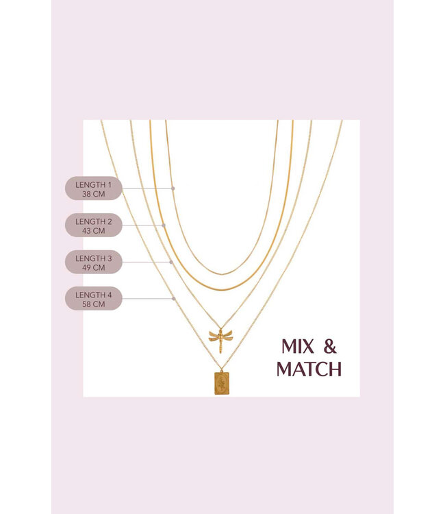 Label Kiki K.SK.207.1 Red rock necklace