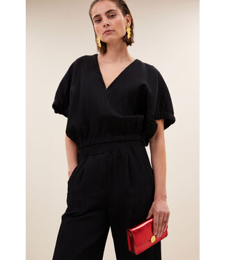 BY-BAR AMSTERDAM mabel structure stripe blouse