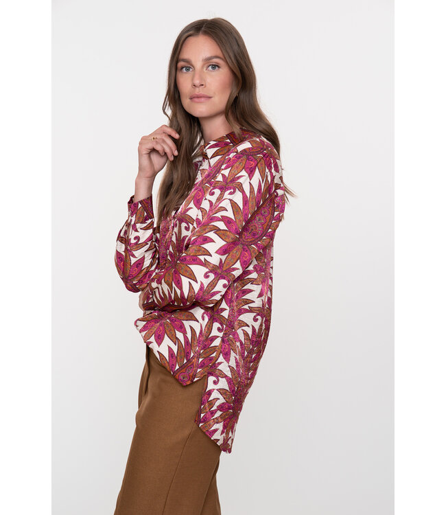 Geisha 53913-20  blouse kleurrijk botanisch