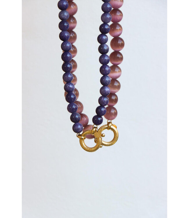 Label Kiki K.SK.201.1 Indigo snake necklace