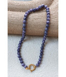 Label Kiki Indigo snake necklace