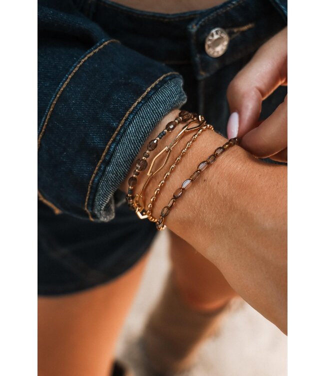 Label Kiki K.SA.329.1 Grey glow bracelet