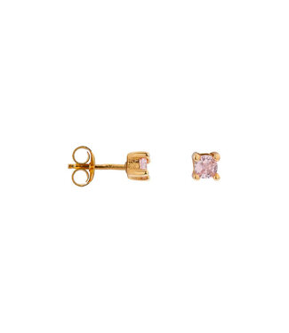 Label Kiki Shiny pink studs