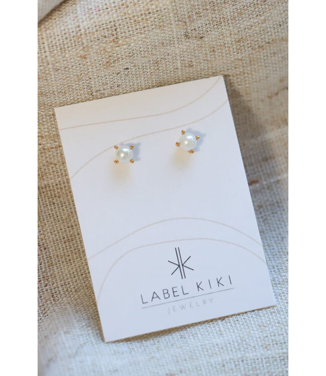 Label Kiki K.Z.111.1 Pearl studs