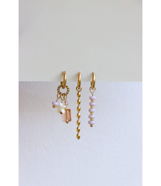 Label Kiki K.SH.323.1 Lilac row hoop