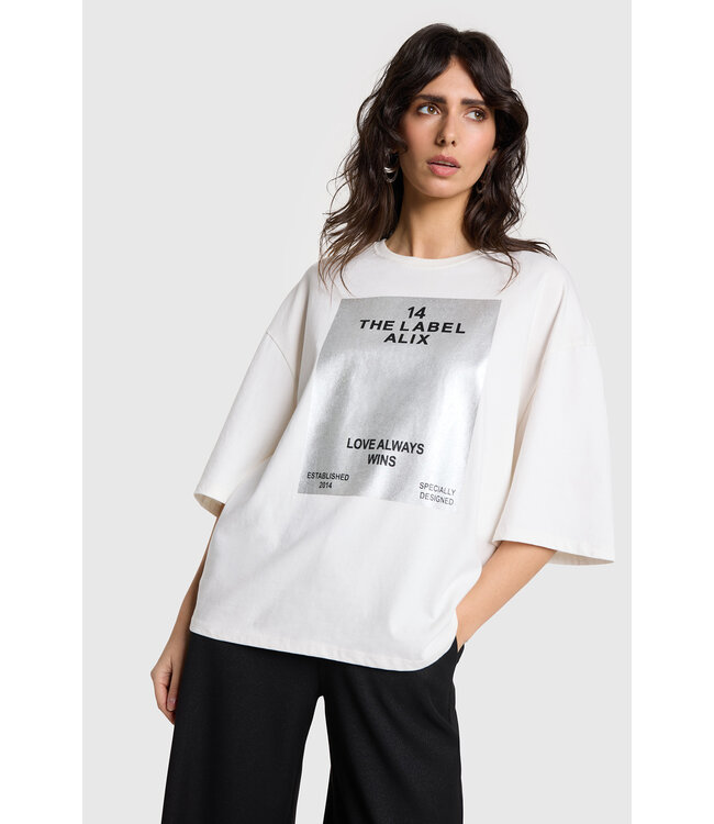 Alix the Label Foil print T-shirt