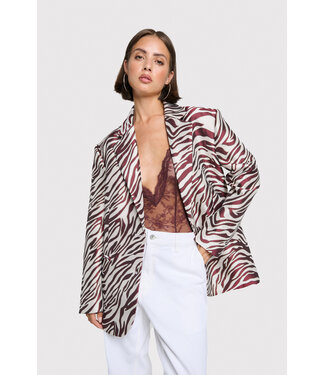 Alix the Label jacquard blazer