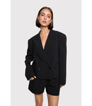 Alix the Label 2511411442 cropped studs blazer