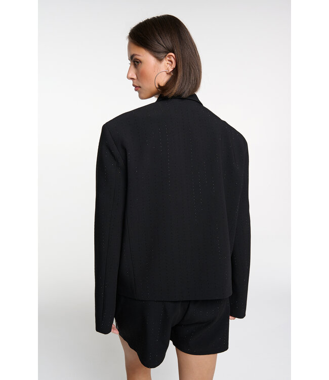 Alix the Label 2511411442 cropped studs blazer