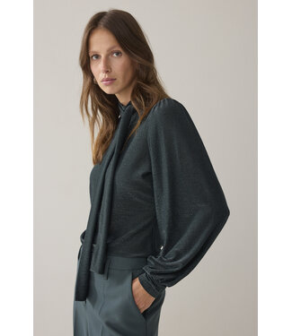 Summum Woman Top scarf lurex