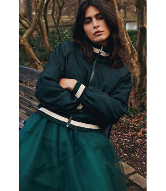 Summum Woman Bomber jacket Glitter