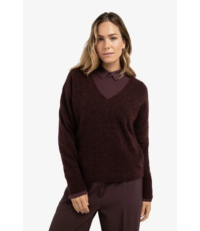 Yaya 01-000536-511 Zachte trui met V-hals