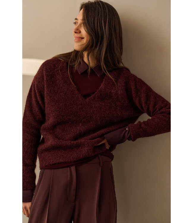 Yaya 01-709346-511 Mesh top met afneembare kraag