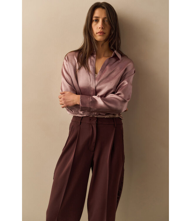 Yaya 01-301230-511 Broek met satijnen zijband