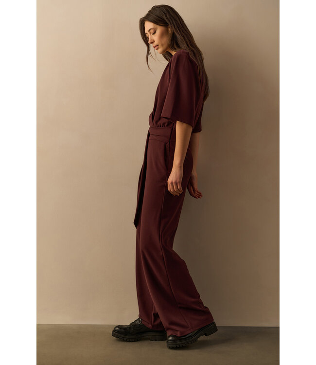 Yaya 01-349023-511 Jumpsuit met korte mouwen